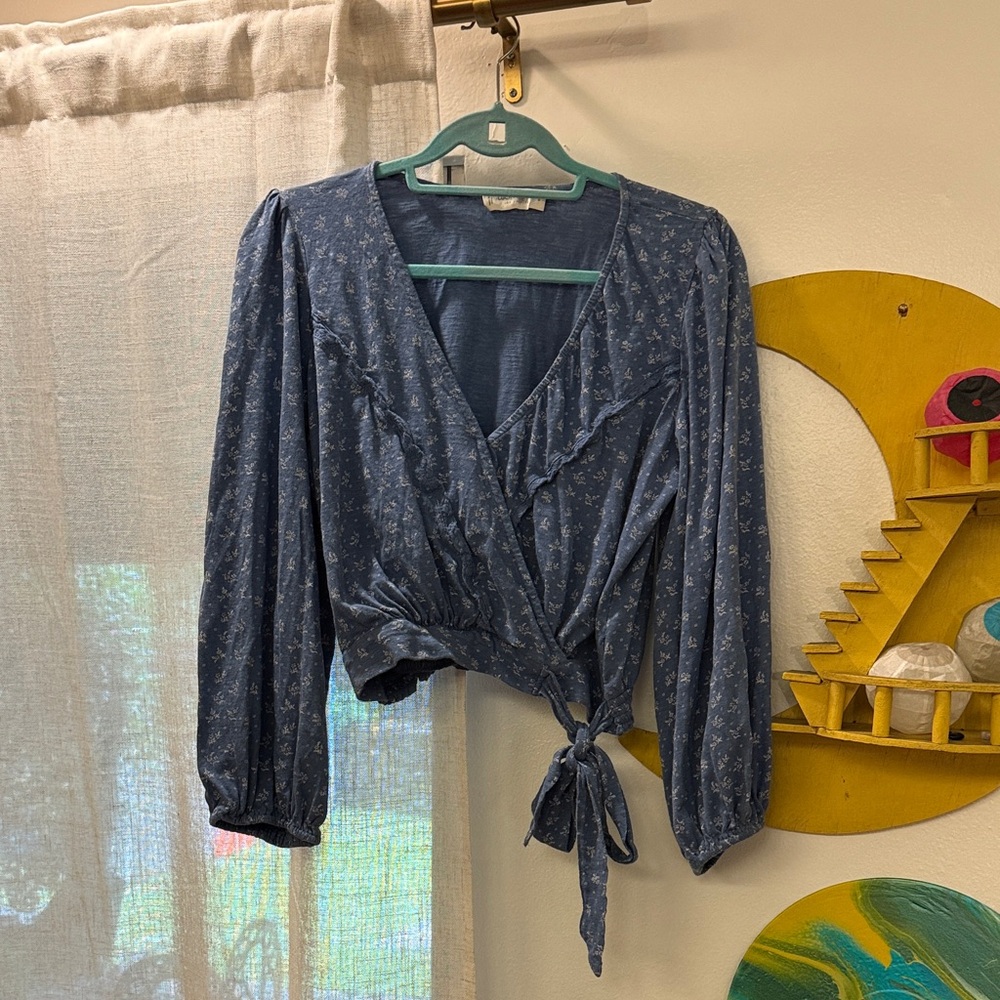 Bohemian Floral Wrap Crop